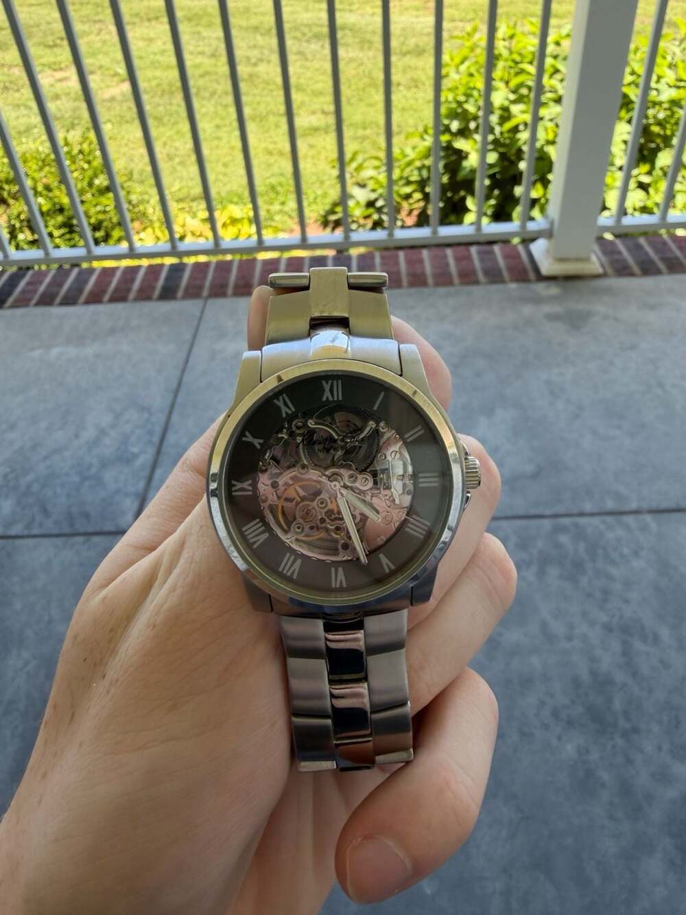 Kenneth Cole New York KC3828 Automatic Skeleton Stainless Steel Watch